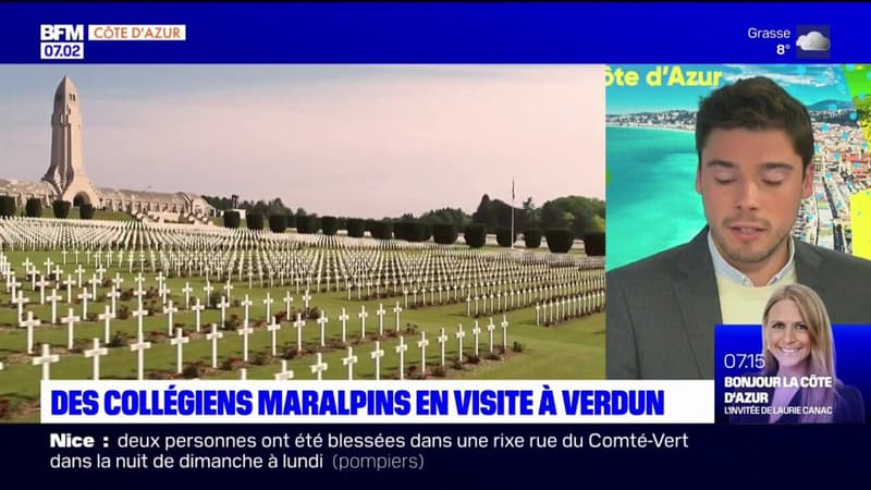 Alpes-Maritimes: des collégiens en visite à Verdun pour un voyage de la mémoire