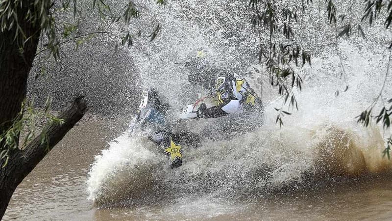 Le Français Pierre-Alexandre Renet sur le Dakar