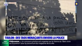 Toulon: des tags menaçant la police nationale dans le quartier des Œillets