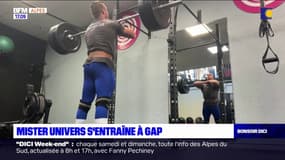 Hautes-Alpes: mister univers s'entraîne dans une salle de sport à Gap