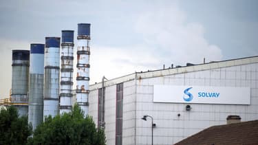 Usine Solvay à Chalampe, dans l'est de la France, image d'illustration.