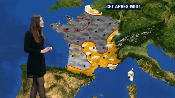 Temps gris l'après-midi. Temps gris l'après-midi.