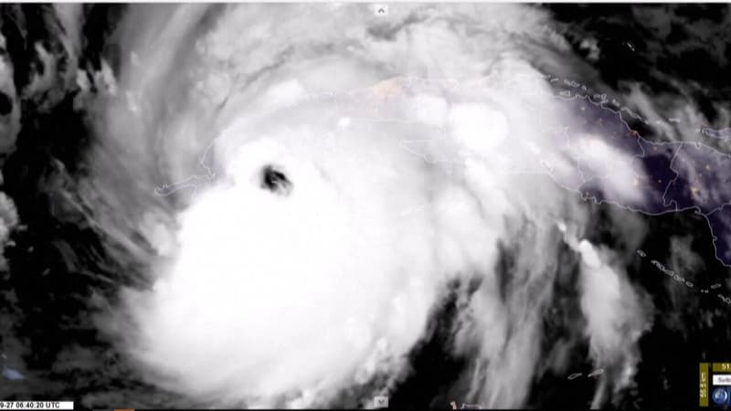 Les images satellite de l'ouragan Ian lors de son passage à Cuba