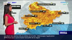 Météo Nice-Côte d'Azur: un temps nuageux avec des possibles averses, jusqu'à 20°C dans l'après-midi