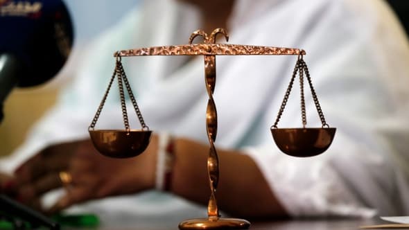 Le symbole de la justice (illustration)