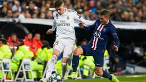 Federico Valverde face à Marco Verratti en Ligue des champions