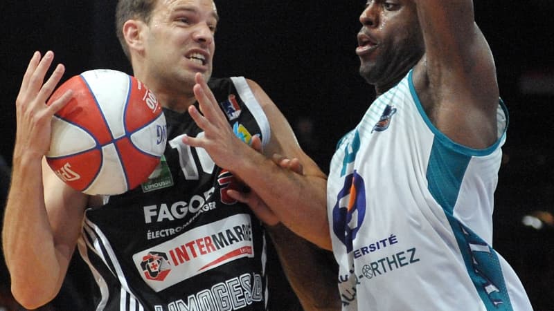 François Renaux (Limoges) en finale de Pro B en 2010