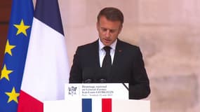 "Jean-Louis Georgelin n'était que volonté": Emmanuel Macron rend hommage au général aux Invalides