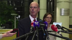 Le ministre de l'Économie Éric Lombard ce vendredi 10 janvier 2025.