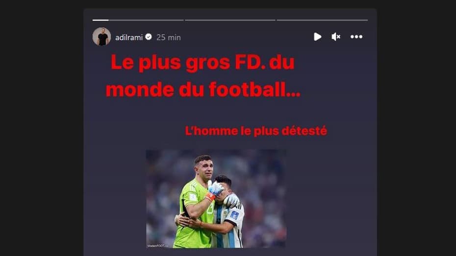 Adil Rami se lâche sur 'Dibu' Martinez