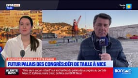 Nice: Christian Estrosi rassure les commerçants autour du palais des congrès