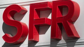 Un logo de l'opérateur SFR (photo d'illustration).