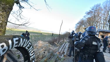 La gendarmerie nationale a évacué ce matin le site de Bure