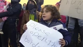 En Serbie, des migrants organisent une manifestation pour rentrer dans l'UE 