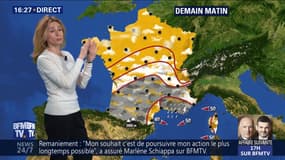 La météo pour ce lundi 8 octobre 2018