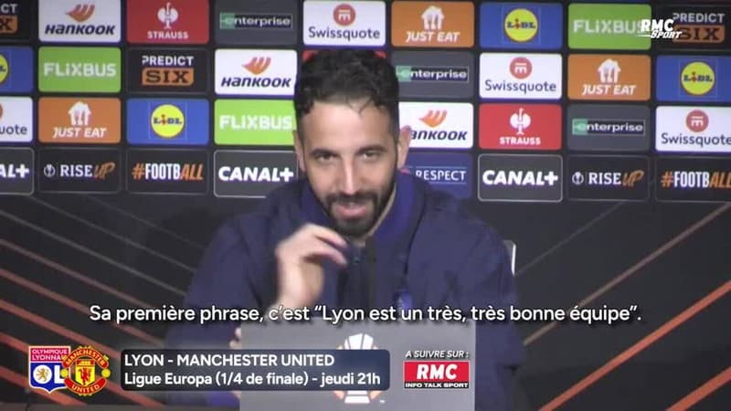 OL-Man. Utd : "Ca n'a aucune importance", Amorim calme le jeu après la passe d'armes Matic-Onana