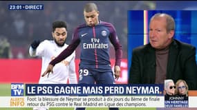 PSG/OM : Paris écrase facilement l'OM, Neymar blessé