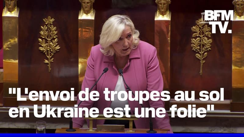 Débat sur l'Ukraine: les discours de Marine Le Pen, Gabriel Attal et Boris Vallaud en intégralité