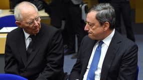Le ton entre Wolfgang Schäuble et Mario Draghi est clairement monté (image illustration)