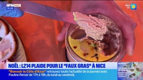Nice: L214 propose du "faux gras" comme alternative végétale au foie gras
