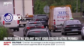 Sécurité routière: un portable au volant peut vous coûter votre permis