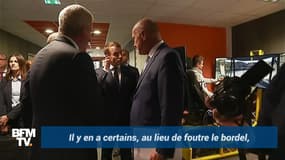 Emmanuel Macron et ceux qui "foutent le bordel"