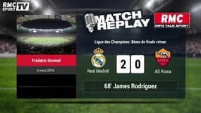 Real Madrid - AS Roma (2-0): le Goal Replay avec le son RMC Sport