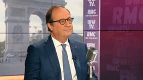 L'ancien président de la République François Hollande, invité de BFMTV-RMC, le 9 septembre 2020.