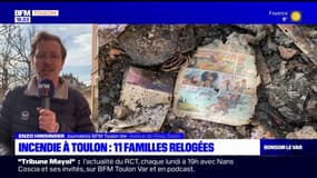 Toulon: 11 familles relogées après un incendie d'immeuble