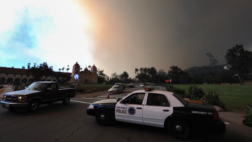 La police a dû intervenir à Santa Barbara, samedi soir, en raison d'une bagarre générale après une fête rassemblant 15.000 personnes (photo d'archive)