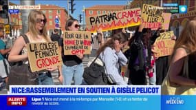 Nice: 150 personnes rassemblées en soutien à Gisèle Pélicot