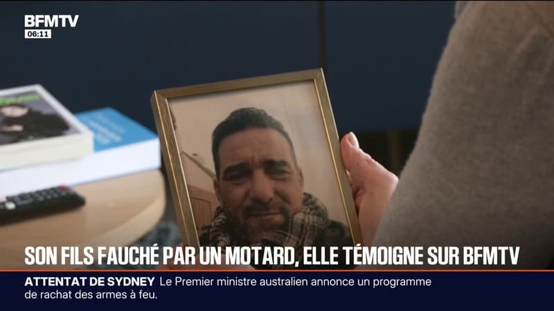 "Cet individu m'a volé mon fils, il me l'a tué": mortellement percuté par un motard en refus d'obtempérer à Guérande, la mère de Sébastien témoigne