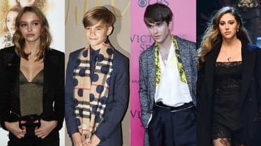Lily Rose Depp, Romeo Beckham, Gabriel-Kane Day Lewis et Sophia Stallone.