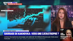 "Si le barrage de Kakhovka explose, Kherson sera inondée en deux heures", explique Marianne Babich