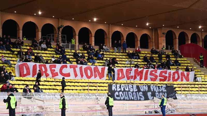 "On a voulu exprimer notre dégoût de la direction", les supporters de l'AS Monaco empêchés de déployer une banderole