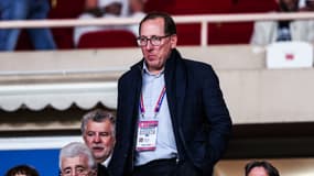 John Textor lors du match Monaco-Lyon (2-0, L1), le 10 mai 2025