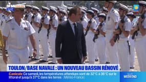 Base navale de Toulon: un nouveau bassin rénové