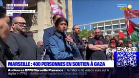Marseille: la candidate LFI aux européennes Rima Hassan acclamée lors d'une manifestation pour Gaza