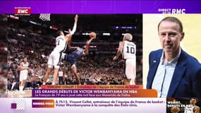 Collet : "Wembanyama a eu un passage remarquable dans le 4e QT"