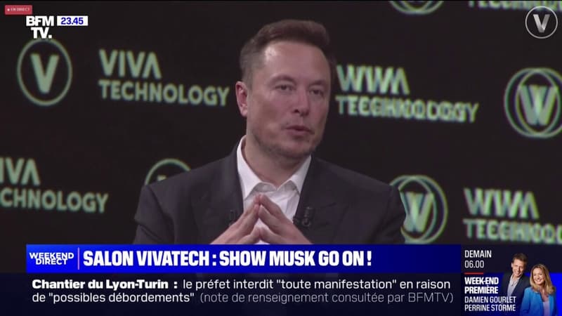 L'ENQUÊTE - Le show Elon Musk au salon VivaTech