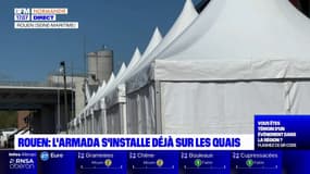 Rouen: l'Armada s'installe déjà sur les quais