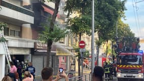 Un incendie à Nice le 31 août 2024