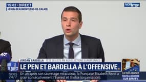 "Aucune voix ne doit être gâchée." Jordan Bardella appelle les électeurs de Debout la France et des Républicains à le rejoindre