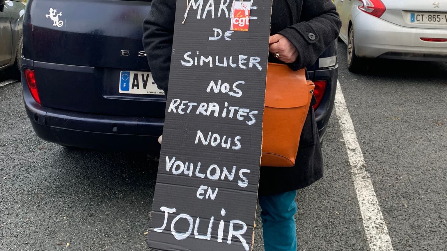 Manifestation à Guéret (Creuse) contre la réforme des retraites Manifestation à Guéret (Creuse) contre la réforme des retraites