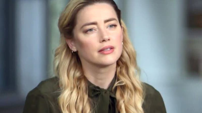 L'actrice Amber Heard lors de une interview sur NBC, le 13 juin 2022.