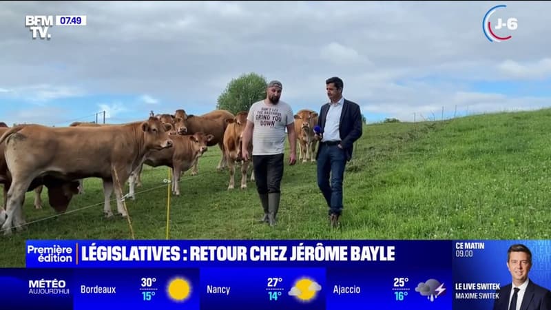 Que pense Jérôme Bayle, figure de la colère des agriculteurs, des législatives anticipées?