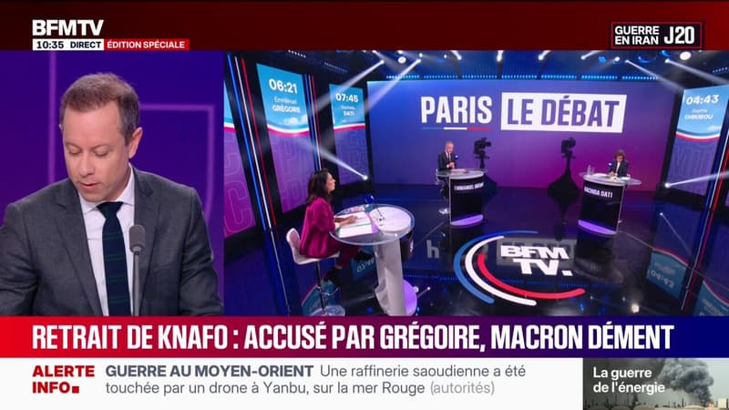 "Je vous souhaite une excellente défaite": Sarah Knafo réagit aux accusations d'Emmanuel Grégoire affirmant qu'Emmanuel Macron est "intervenu" pour "aider" à son retrait à Paris