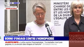 Lutte contre l'homophobie: Elisabeth Borne annonce la nomination d'un ambassadeur aux droits LGBT+ "d'ici la fin de l'année"