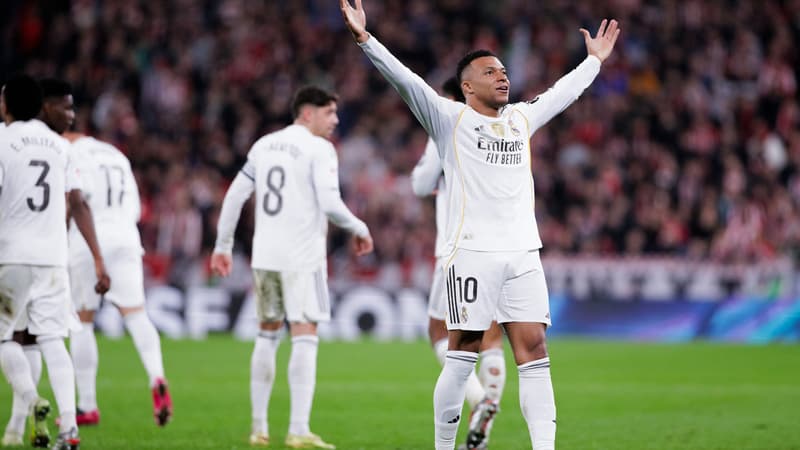 Real Madrid: avec son doublÃ© Ã  Bilbao, MbappÃ© dÃ©passe une folle annÃ©e de Cristiano...