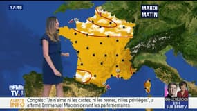 La météo pour ce mardi 10 juillet 2018